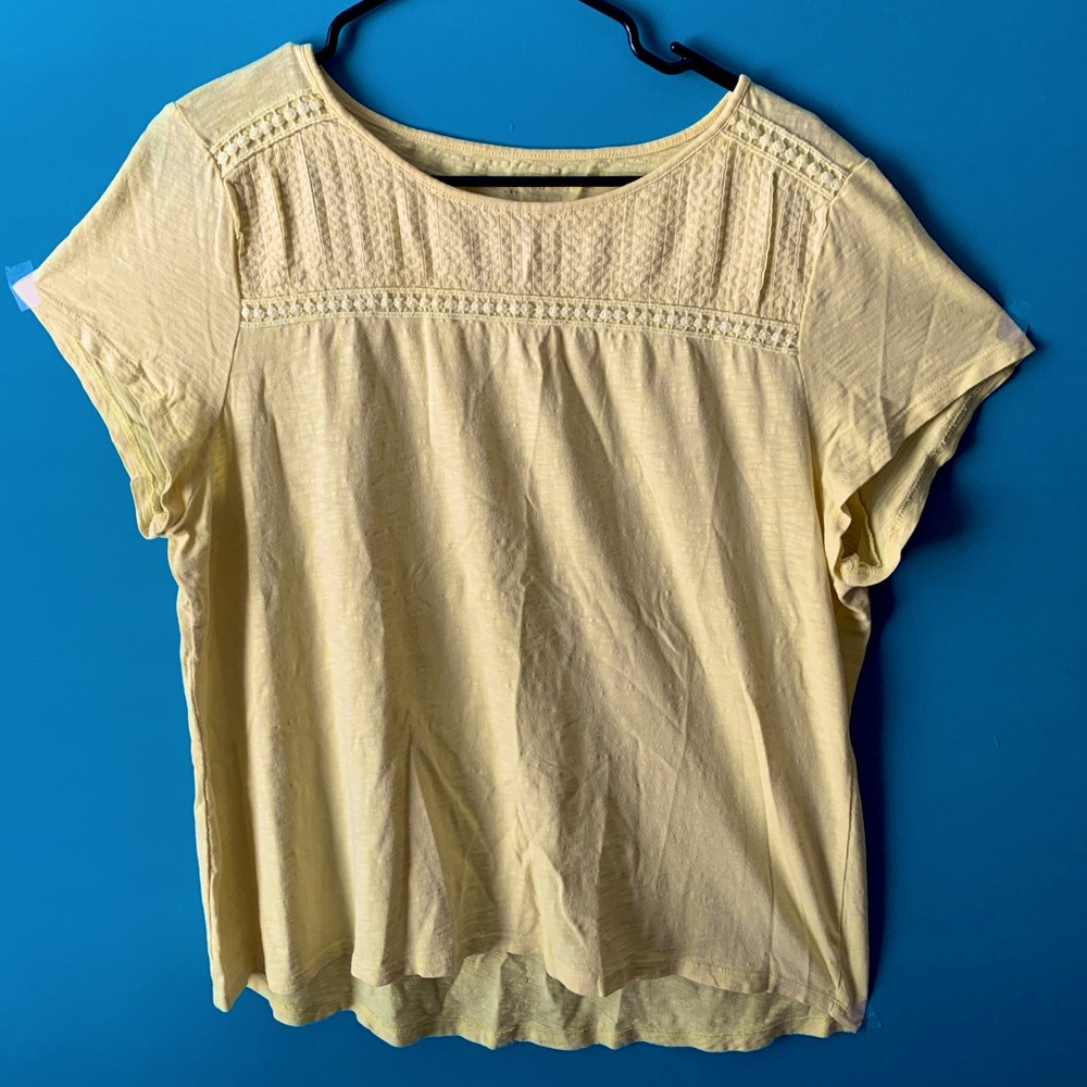 Womens Yellow (XL) Decorative Tshirt